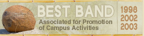Best Band, Associated for Promotion of Campus Activities for 1998, 2002, 2003